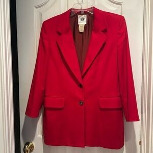 Piacenza 🔥Sale🔥cashmere wool red  blazer from Maus & Hoffman made in Italy 🇮🇹